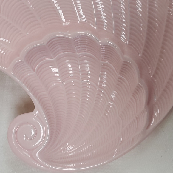 Vintage 1983 Shafford Original pink shell-shaped serving dish Made in Japan - Picture 2 of 8